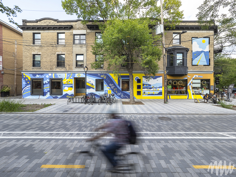 Murale située au 1251, rue Rachel Est