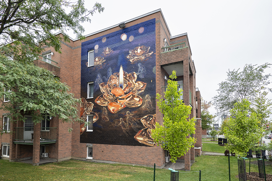 Murale située au 4811 Rue Vézina