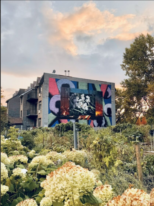 Murale située au 2459, rue knox